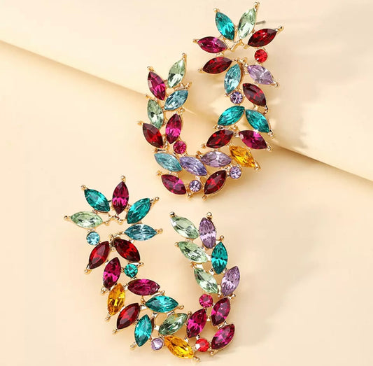Crystal Stud Earring